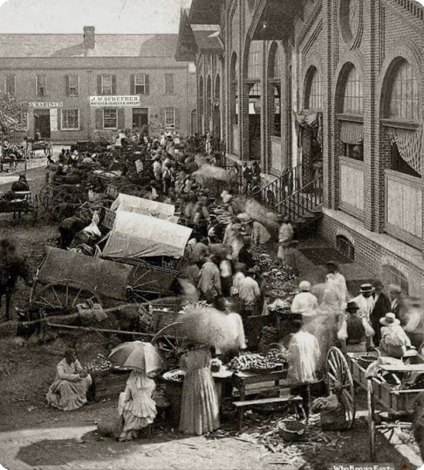 Captain Franklin F. Jones, Butcher at City Market, Stall#31