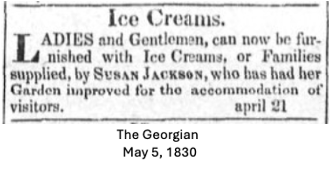 Simon and Susan Jackson's Tailoring and Ice Cream