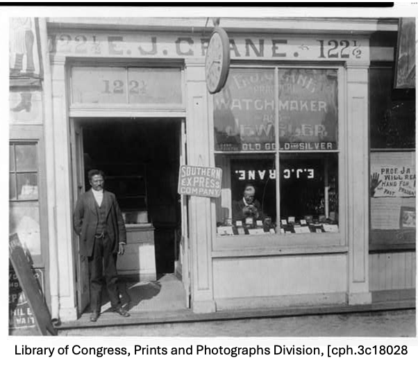 Cyrus Campfield | E.J. Crane, Jewelers & Watch Repair, 1877