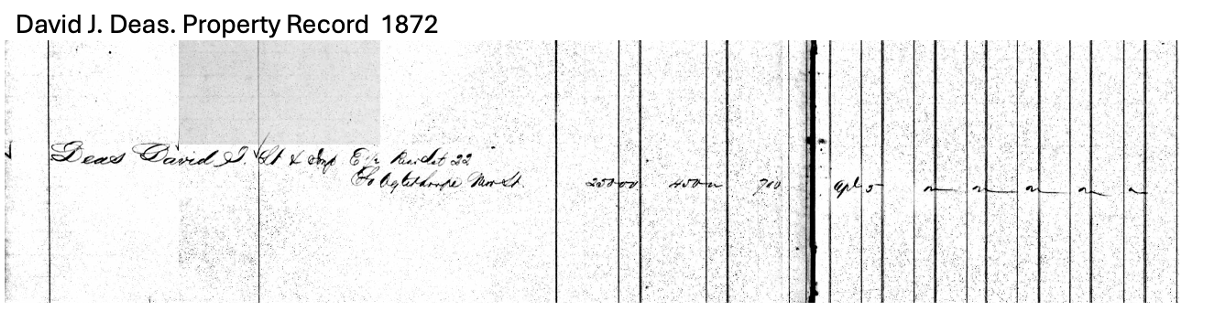 Deas, Johnson & Jackson, Cotton Merchants, 1870