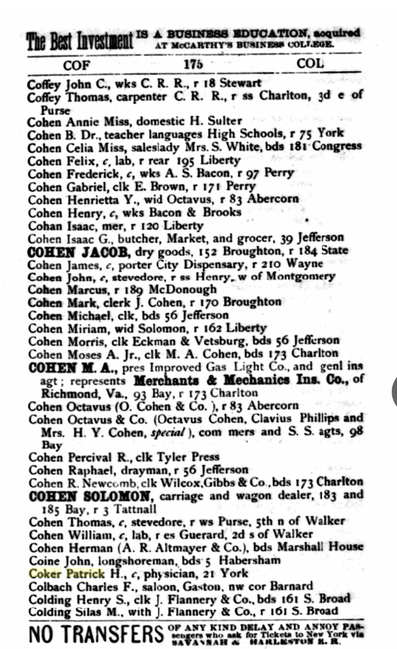 Dr. Patrick Coker Properties