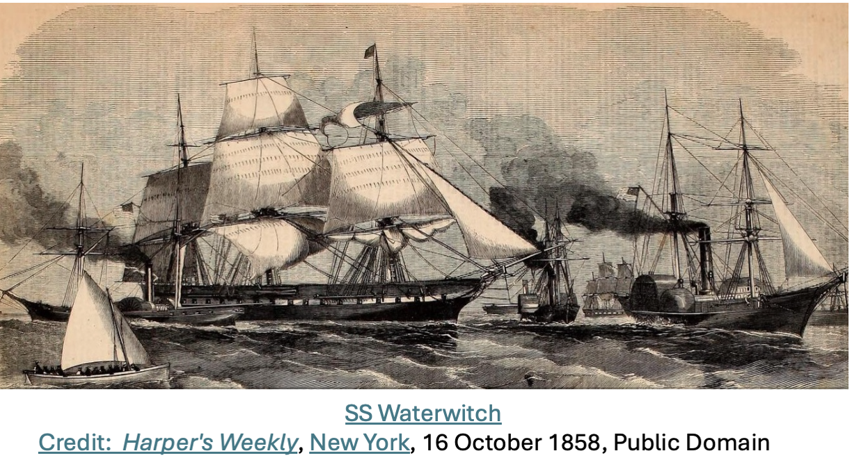 Moses Dallas and John H. Deveaux - USS Water Witch